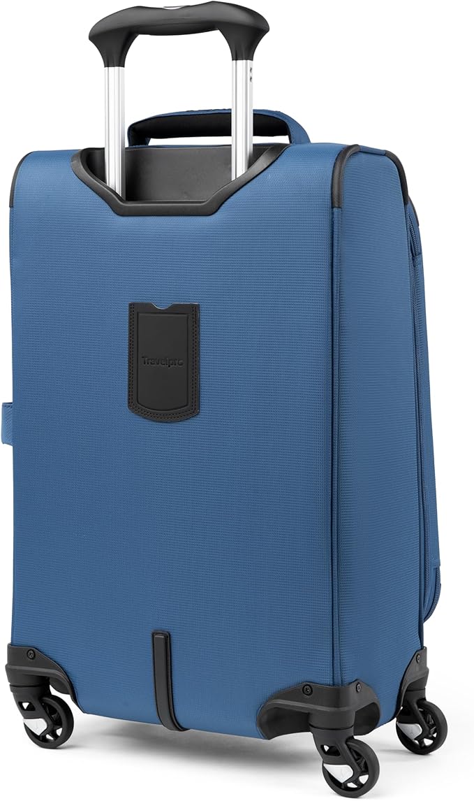 Travelpro Maxlite 5 Softside Expandable Carry-On Luggage with Spinner Wheels, Lightweight, 21-Inch —Ensign Blue
