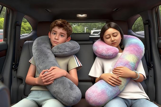 Long-Distance Travel Neck PillowCar Sleep Aid Pillow,Home/Office Lumbar Pillow,Ergonomic Wrap-Around Neck Pillow, Neck Support for Adults and Children,Multifunctional Travel Pillow,throw pillow