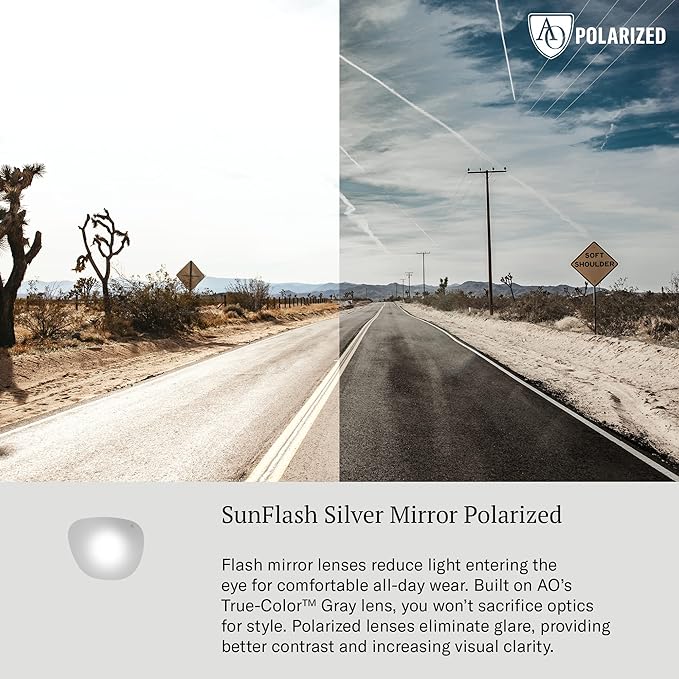 Americal Optical Original Pilot Nylon Lenses Sunglasses | AOLite Nylon Lenses | Polarized and Non-Polarized Available