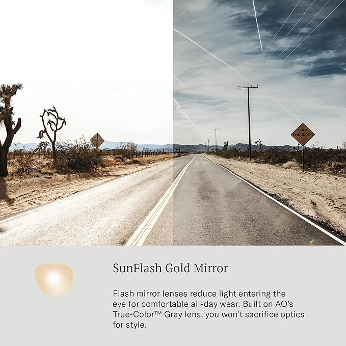 Americal Optical Original Pilot Nylon Lenses Sunglasses | AOLite Nylon Lenses | Polarized and Non-Polarized Available