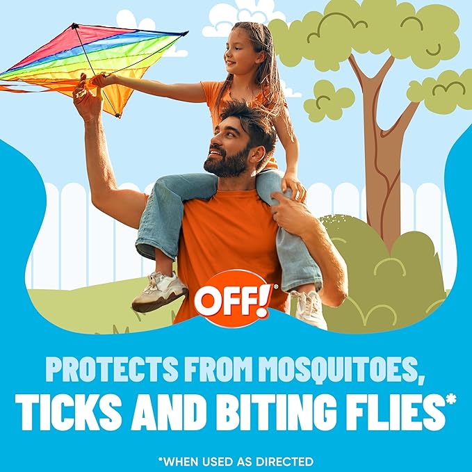 OFF! Insect Repellent Spritz for Adults & Kids, Fragrance-Free Bug Spray for Everyday Protection from Mosquitoes and Ticks, 4 oz