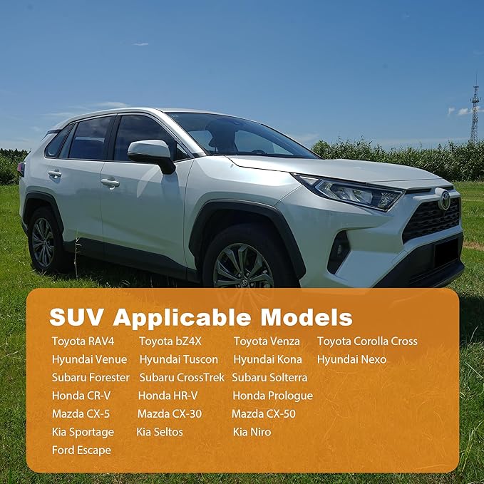 Relidura Bench Seat Cover for SUV Waterproof Seat Cover for Dogs in Car Non-Slip Dog Car Seat Cover for Back Seat Heavy Duty Protector for Rav4/CRV/Subaru Rear Seat Covers for SUVs