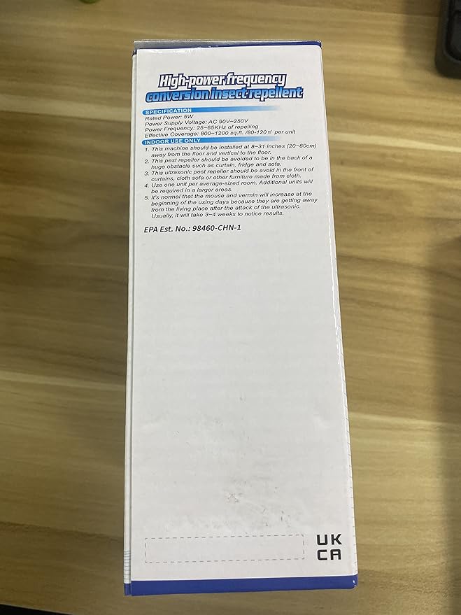 2024 Ultrasonic Repeller & Insect Repeller 6 Packs, Ultrasonic Repellent for Roach, Rodent, Mouse, Bugs, Mosquito, Mice, Spider, Ant, 2 Mode Switching