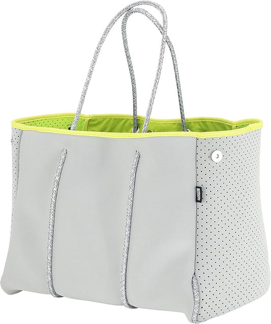 QOGiR Neoprene Multipurpose Beach Bag Tote with Inner Zipper Pocket … … … …