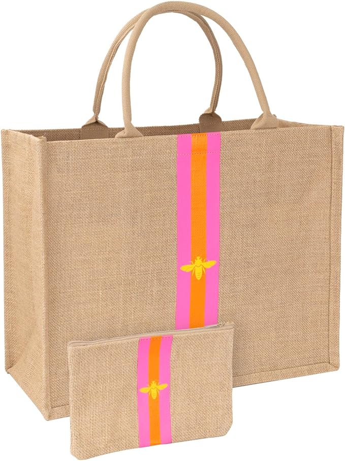 Large Beach Bag Jute Woven Tote