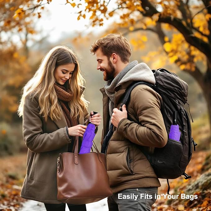 SoulRain Travel Umbrella - Compact Umbrella for Rain - Perfect Large Auto Folding Umbrella - Ideal Car umbrella, Small umbrella, and Travel Companion