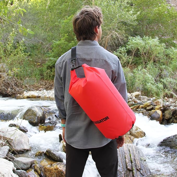 Rockagator Waterproof Dry Bags 100% Water Proof Dry Bag with Detachable Shoulder Strap | Can Be Submersed in Water and Will Keep Your Gear Dry on the River, Lake, Raft, Kayak (10L, 20L, 30L, 50L)