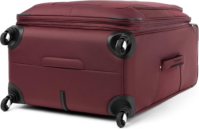 Travelpro Maxlite 5 Softside Expandable Checked Luggage with Spinner Wheels, Lightweight, 29-Inch — Burgundy