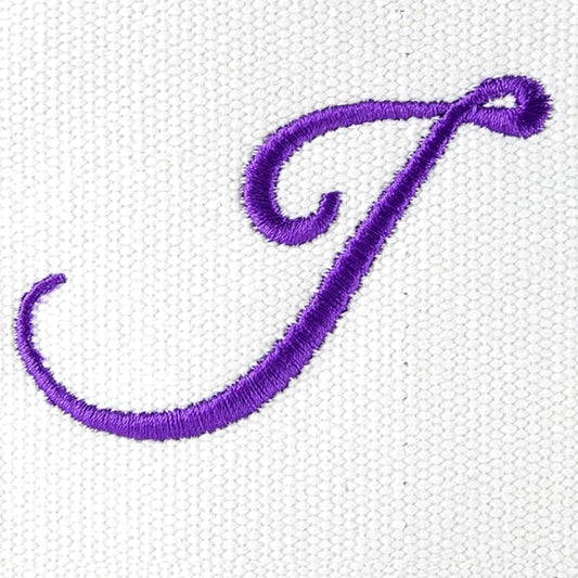 DALIX Monogrammed Beach Bag and Totes for Women Personalized Gifts Purple A - Z