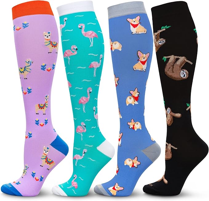 LEVSOX Compression Socks Women and Men, 20-30mmHg, Best for Nurses, Travel, Pregnancy