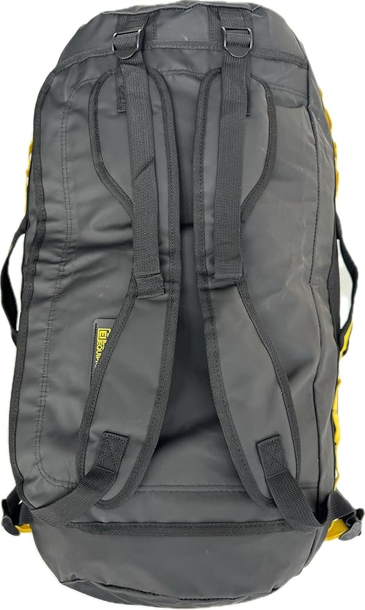 Element Equipment Trailhead Duffel Bag Shoulder Straps Waterproof Black/Yellow Large