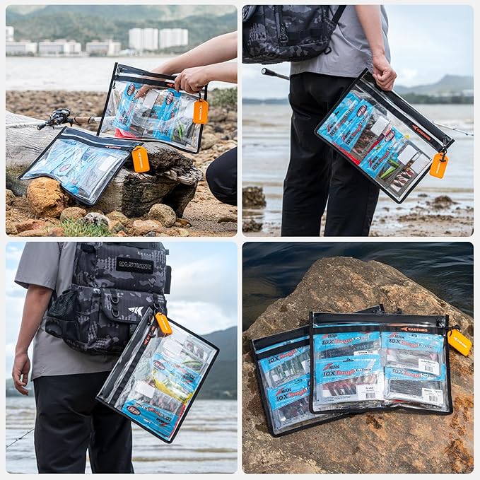 KastKing BaitShield Tackle Storage Bag, Fishing Tackle Bag, Sealed Edges, Water-Resistant Protection, Durable & Tough Build, Large Capacity