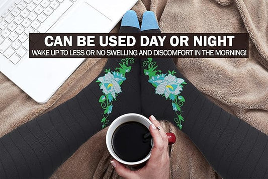 Physix Gear Compression Socks 20-30 mmHg - Men & Women - Running, Nurses, Shin Splints, Flight, Travel