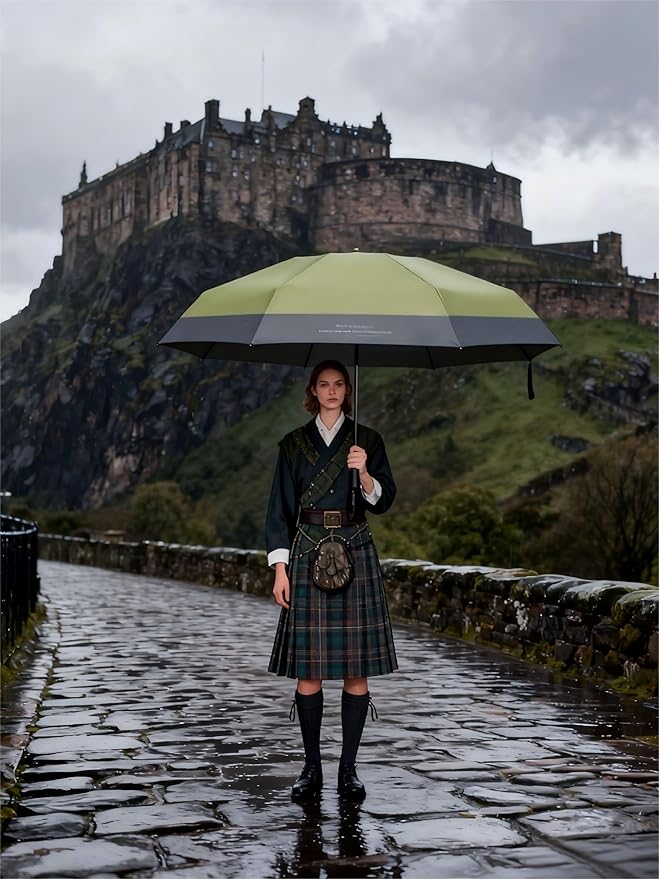 Super Compact Auto Umbrella - Your Lifetime Pocket Companion, UPF 50+ Sun & Rain Protection, Fits Any Purse, Lightweight Travel Essential