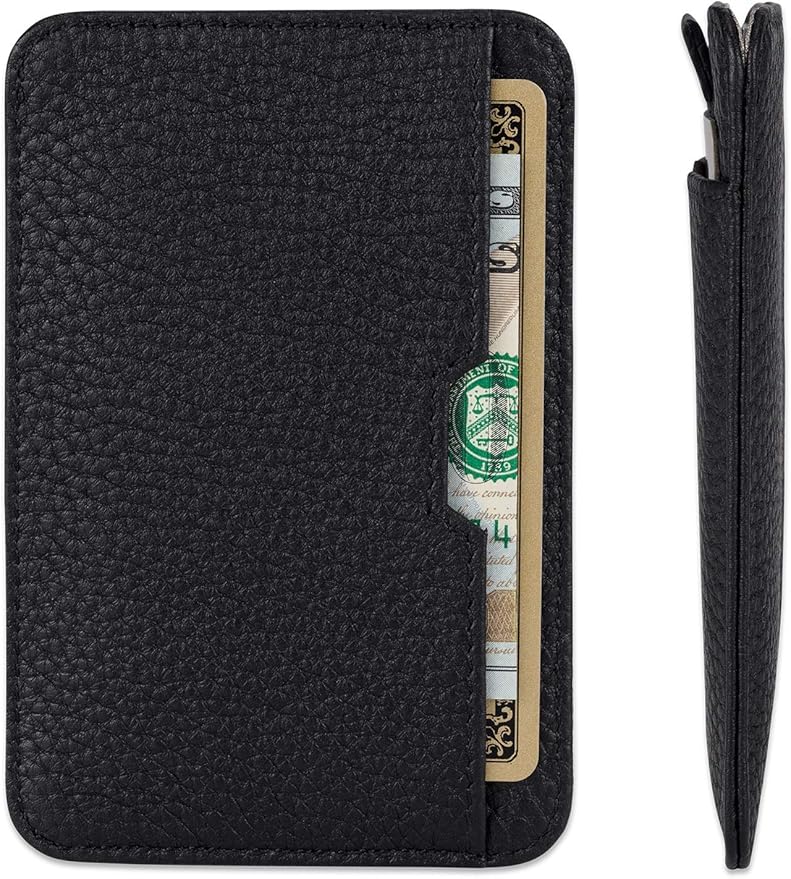 Vaultskin CHELSEA Mens RFID Blocking Slim Leather Card Wallet - Minimalist Front Pocket Cardholder