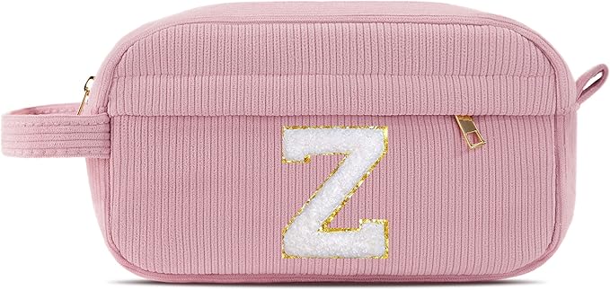 Pocmimut Personalized Makeup Bag,Cute Cosmetic Bag Pouches Travel Toiletry Bag for Graduation Gifts Birthday Gift Teacher Gifts for Girls,Z