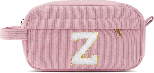 Pocmimut Personalized Makeup Bag,Cute Cosmetic Bag Pouches Travel Toiletry Bag for Graduation Gifts Birthday Gift Teacher Gifts for Girls,Z