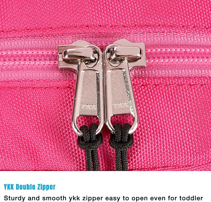 STEAMEDBUN Toddler Backpack for Girls 2-4,Kindergarten Backpack for Girls,Preschool Backpack,Mini, Deep Pink