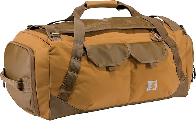 Carhartt Heavy Haul Utility Duffel Bag's, Water-Resistant Packable Bag for Jobsite, Gym, and Travel