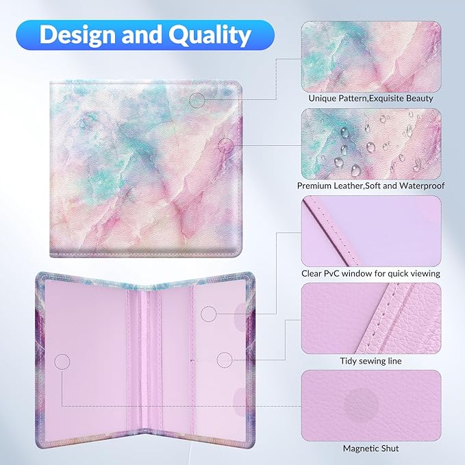 Car Registration and Insurance Card Holder，Vehicle Glove Box Car Organizer，Accessories Case for Storing Driving Licences, Cards, Documents