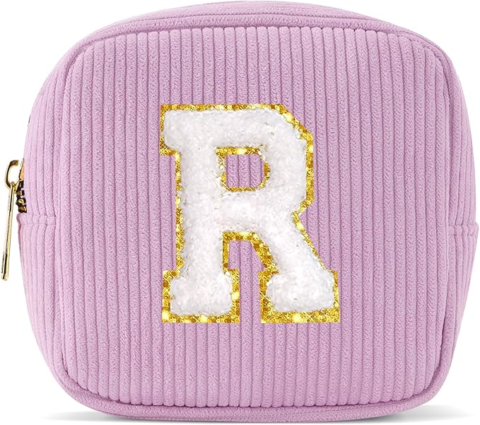 Pocmimut Graduation Gifts for Girls,Personalized Preppy Makeup Bag Makeup Pouch Toiletry Bag Gifts for Teen Girls Gifts Trendy Stuff,R