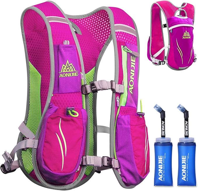TRIWONDER Hydration Running Vest Backpack, Lightweight Water Pack for Men Women Hydration Backpack for Trail Race, Hiking, Cycling, Climbing, Camping, Jogging, Marathon