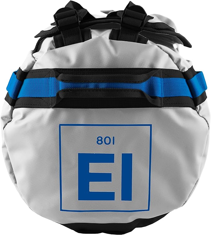 Element Equipment Trailhead Duffel Bag Shoulder Straps Waterproof Light Grey/Blue Small