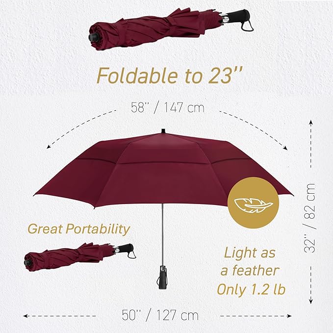 EEZ-Y Folding Golf Umbrella