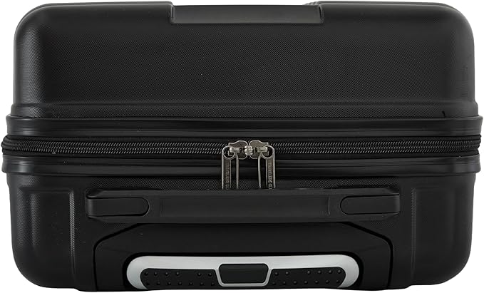 Travelers Club 22-Inch Gilroy Rolling Hardside Carry-On Luggage, Black