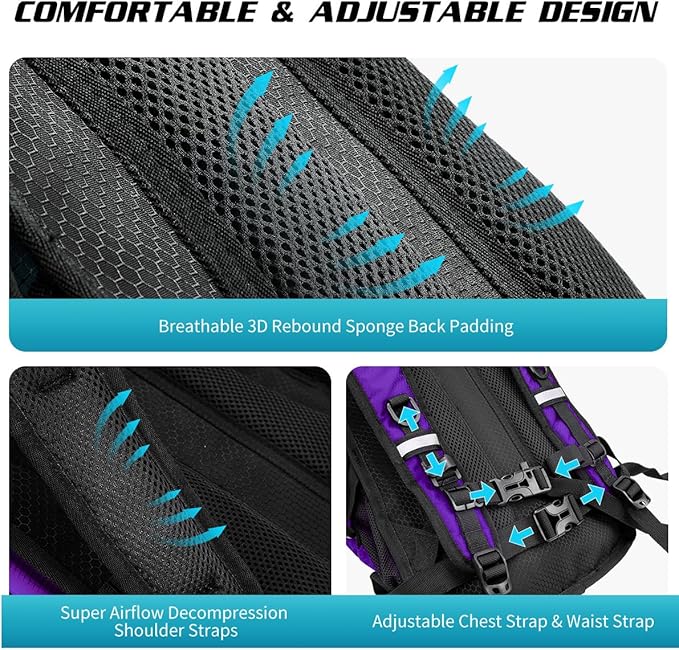 Hydration Backpack with 3L Water Bladder, Insulated Running Hydration Pack Hydropack, Lightweight Water Backpack for Hiking Cycling Camping Biking for Men Women