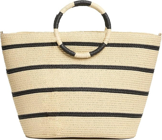 Beach Bags for Women Straw Tote Bag Summer Beach Bag Large Woven Straw Tote for Vacation Holiday