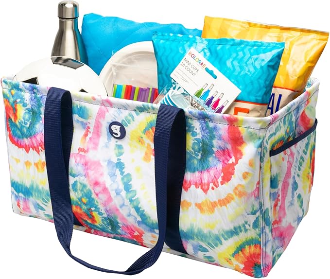 geckobrands Large Utility Tote - Durable Multipurpose Bag for Beach, Travel, Shopping & Outdoor Activities