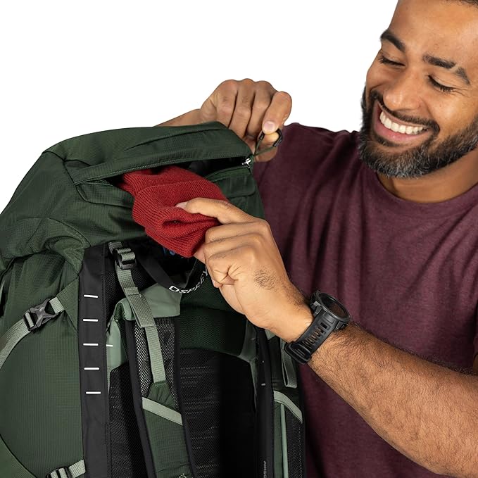 Osprey Talon 33L Men's Lightweight Hiking Backpack - Daypack for Travel & Camping, Black/Coal Grey