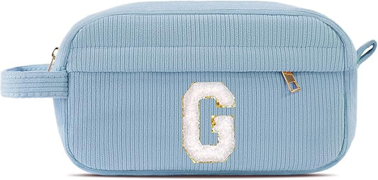 Pocmimut Birthday Gifts for Gifts,Personalized Makeup Bag Cosmetic Bag Travel Toiletry Bag Girlfriend Teacher Gifts 11 12 13 14 15 16 Years Old Girl Gifts Teen Girl Gifts Trendy Stuff,G