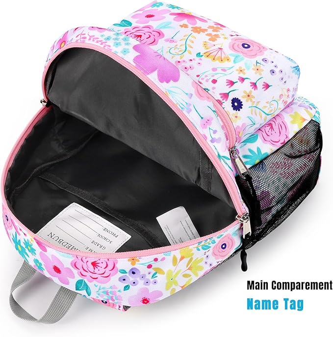 STEAMEDBUN Toddler Backpack for Boys 2-4,Flower Preschool Backpack for Baby Daycare,Mini