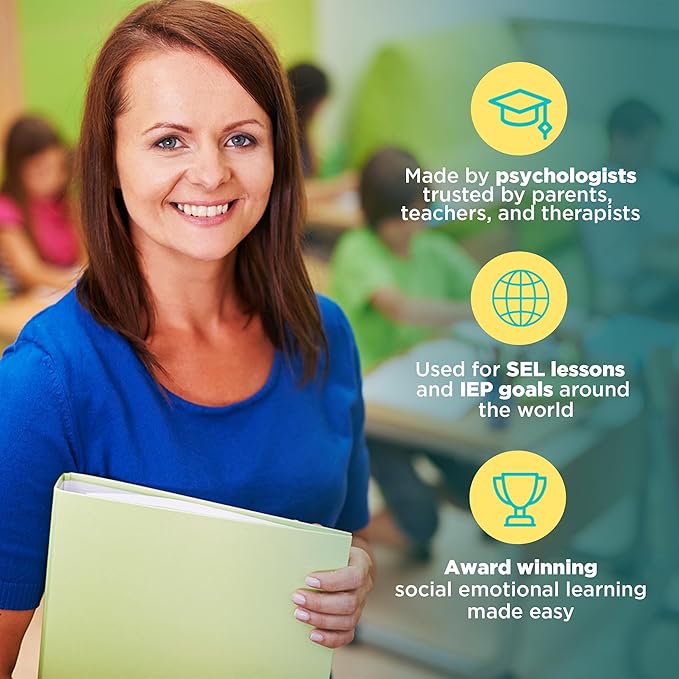 ThinkPsych Chat Chains Expansion Pack | Social Skills Games | Therapy Games for Teens and Kids | Ages 8-99 | Therapy Conversation Cards | 15 Mins Playtime