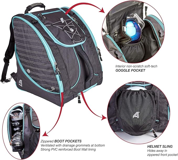 Athalon Everything Ski Boot Bag and Backpack