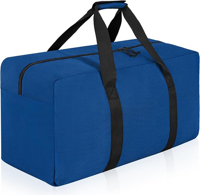Large Travel Duffle Bag, 80L Gear Bag for Men and Women, Storage Bag Ideal for Overnight Camping and Weekend Getaways
