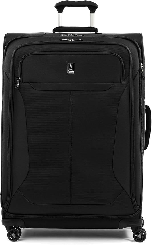 Travelpro Tourlite Softside 29" Expandable Luggage with 4 Spinner Wheels, Lightweight Suitcase, Checked Large, Black