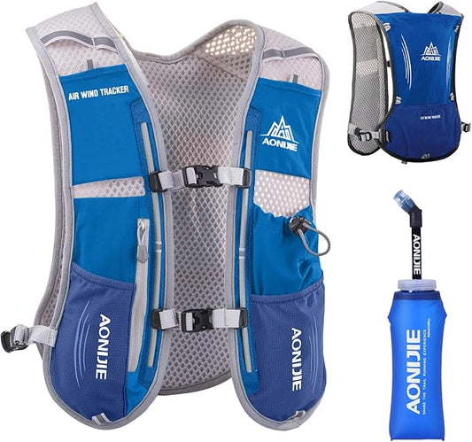 Azarxis Running Water Bottles Flask BPA Free Leakproof Hydration Vest Packs Waist Belt Replacement for Triathlon Marathon Hiking Cycling Climbing Runner
