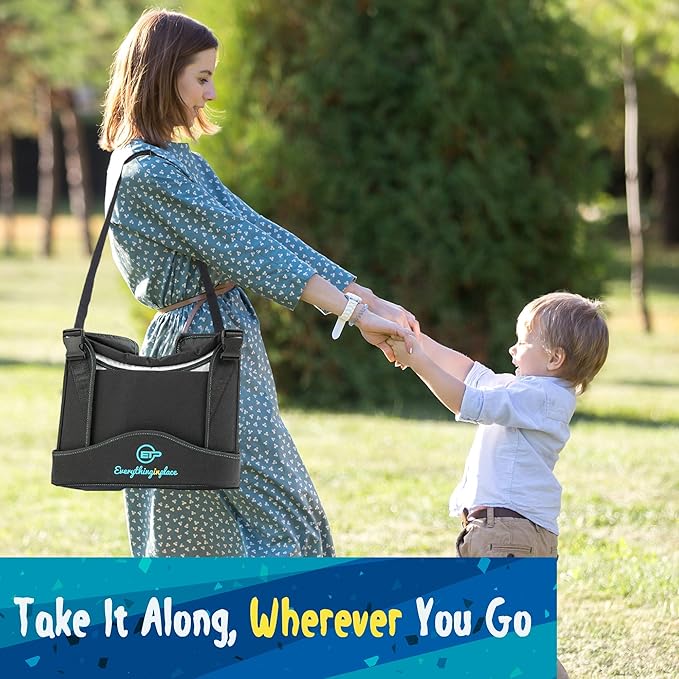 3 PK - Kids Car Seat Activity Tray | Inspire Active Toddlers & Big Kids for Years! Dry-Erase White Board & Eating Snack Travel Tray with No-Drop Tablet iPad Holder Stand & Art Supplies Storage Pocket