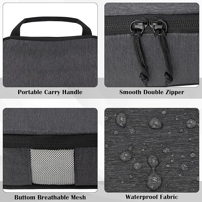 Extra Large Compression Packing Cubes for Travel Essentials, 2 Set Expandable Travel Cubes for Packing Compression Bags Luggage Suitcase Organizer, Black