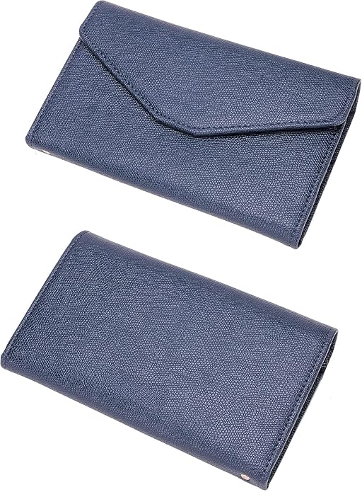 Vintage Style Genuine Leather Unisex RFID Blocking Passport Holder Travel Organizer
