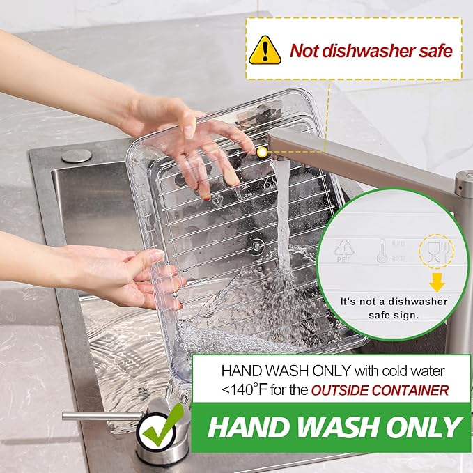 shopwithgreen Snackle Box Charcuterie Container, Divided Serving Tray with Lid and Handle for Party, Veggies, Fruit, Nuts, Food Tray Platter Snack Box Container for Entertaining, Picnic, Green