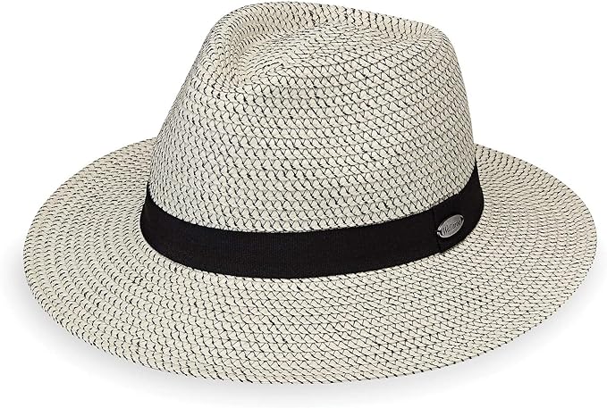 Wallaroo Hat Company Charlie Fedora – UPF 50+ UV Protection Sun Hat, Wide Brim, Adjustable, Packable, Women & Men, 2 Sizes