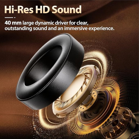 USB C Headphones Wired with Memory Foam,Over-Ear Headphone Sound & Durable Metal Frame Foldable Headphones for Men/Women/Travel/iPhone 16/15, Samsung Galaxy S25/S24, Google Pixel 9, Ideal Gift