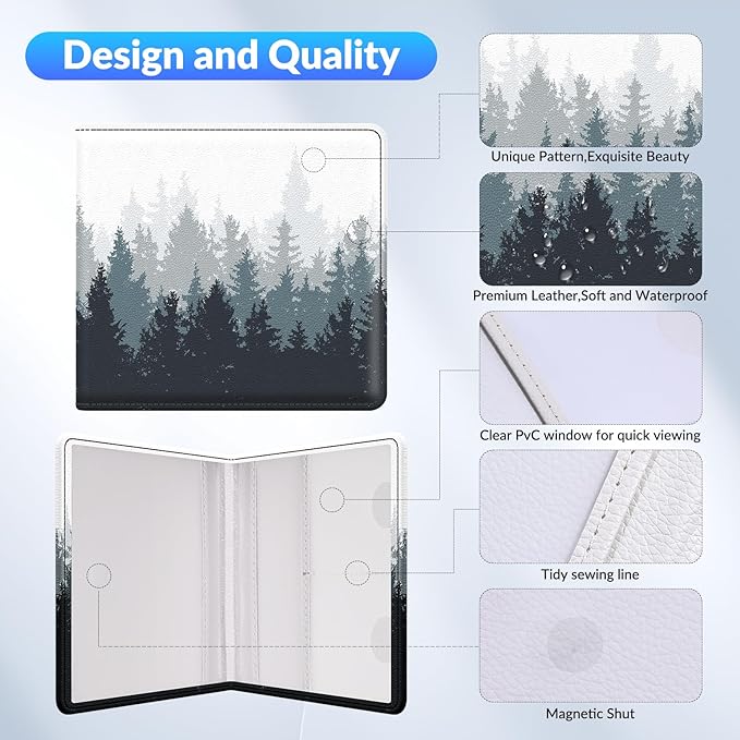 Car Registration and Insurance Card Holder，Vehicle Glove Box Car Organizer，Accessories Case for Storing Driving Licences, Cards, Documents