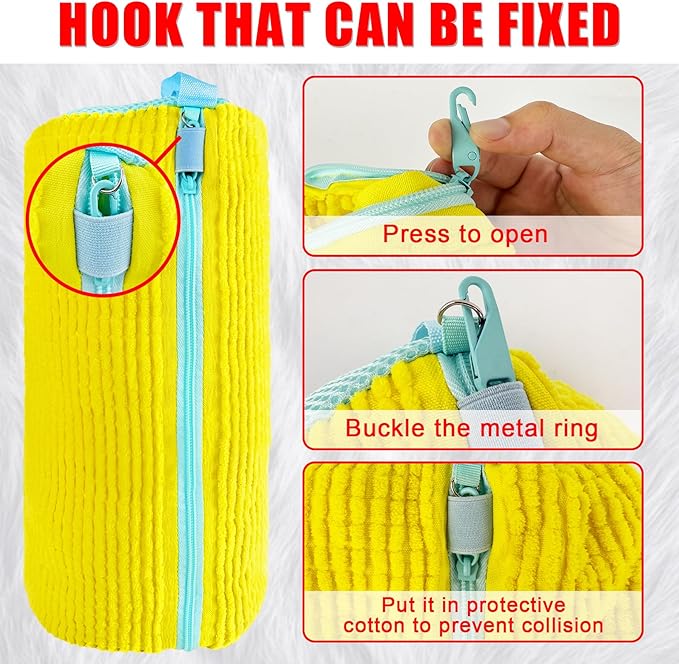 XXL Shoe Washing Machine Bag - 2-Pack Reusable Shoes Cleaning Bags, 360° Deep Clean for Tennis Shoes, Sneakers and Slippers, Includes 2 Shoe Storage Dust Bags (Yellow)