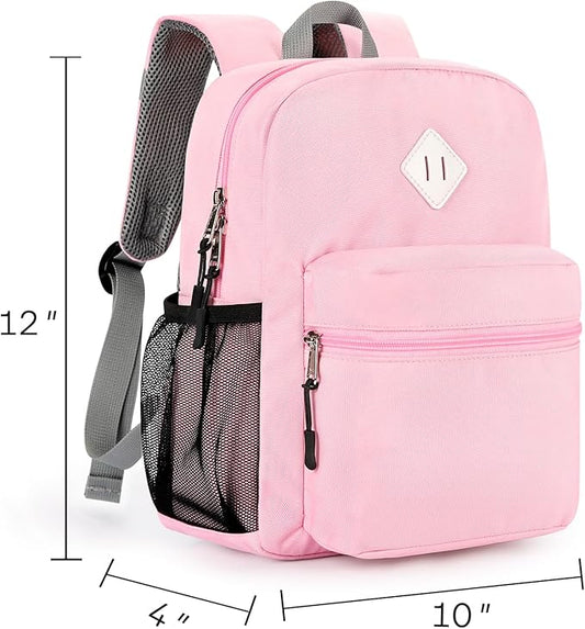 STEAMEDBUN Toddler Backpack for Girls 2-4,Kindergarten Backpack for Girls,Preschool Backpack,Mini, Pink