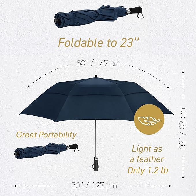 EEZ-Y Folding Golf Umbrella